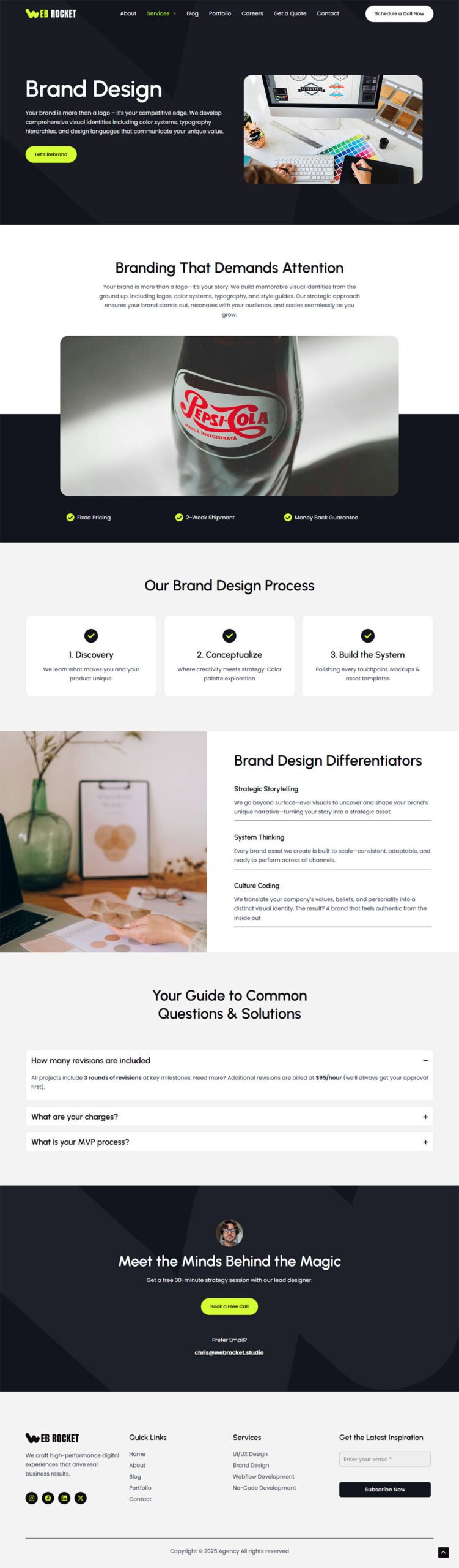Agency Services Brand Design