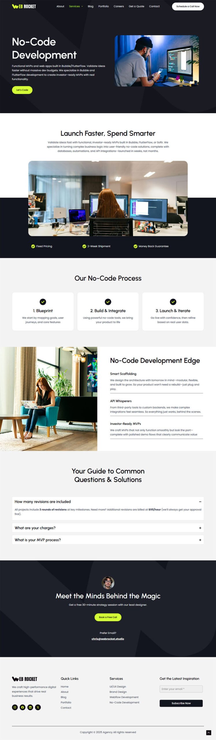 Agency Services No-Code Development