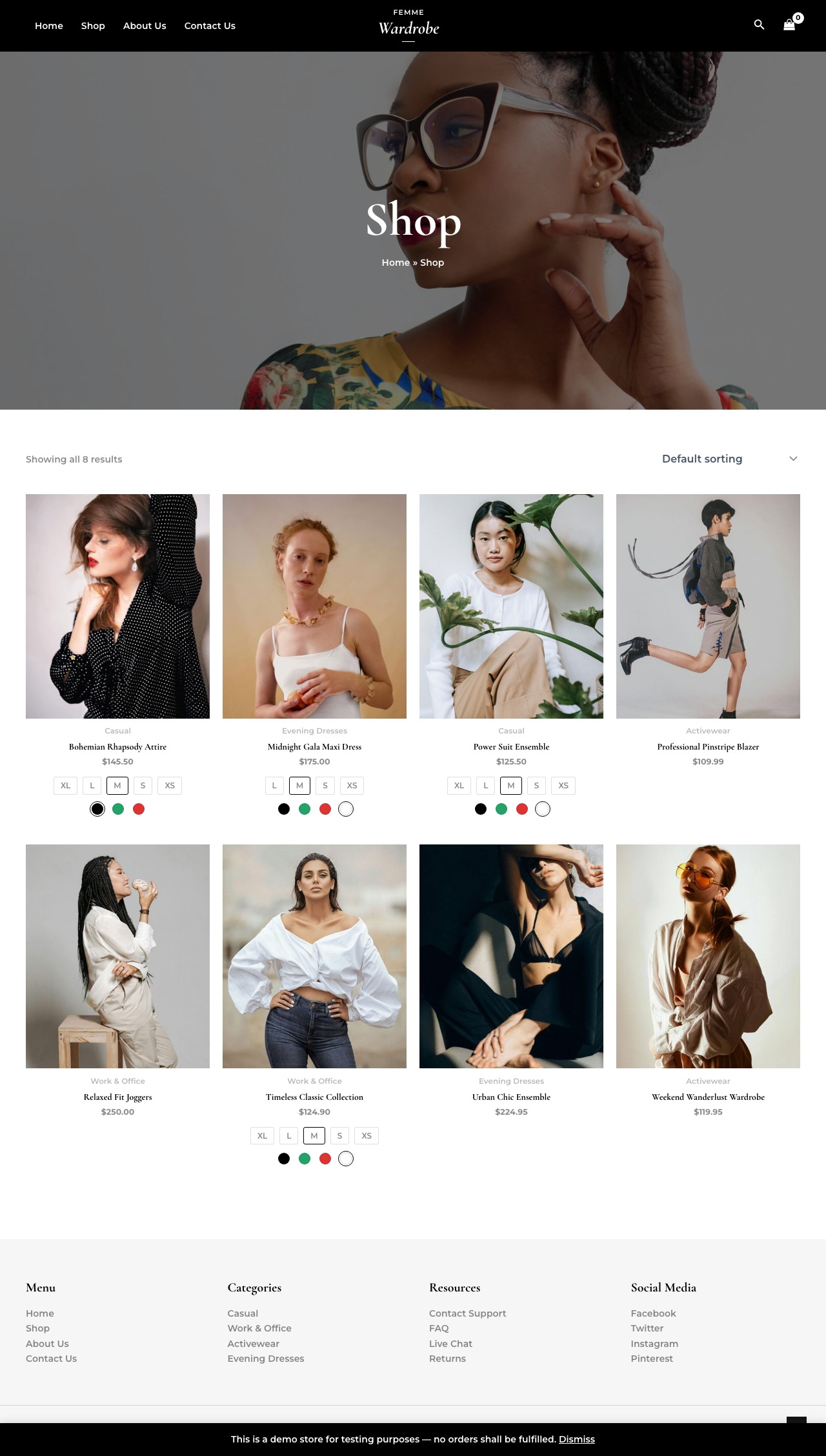 Clothing Store Femme Shop