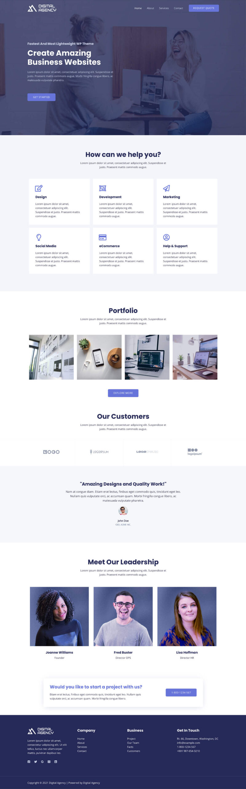 Digital Services Agency Home