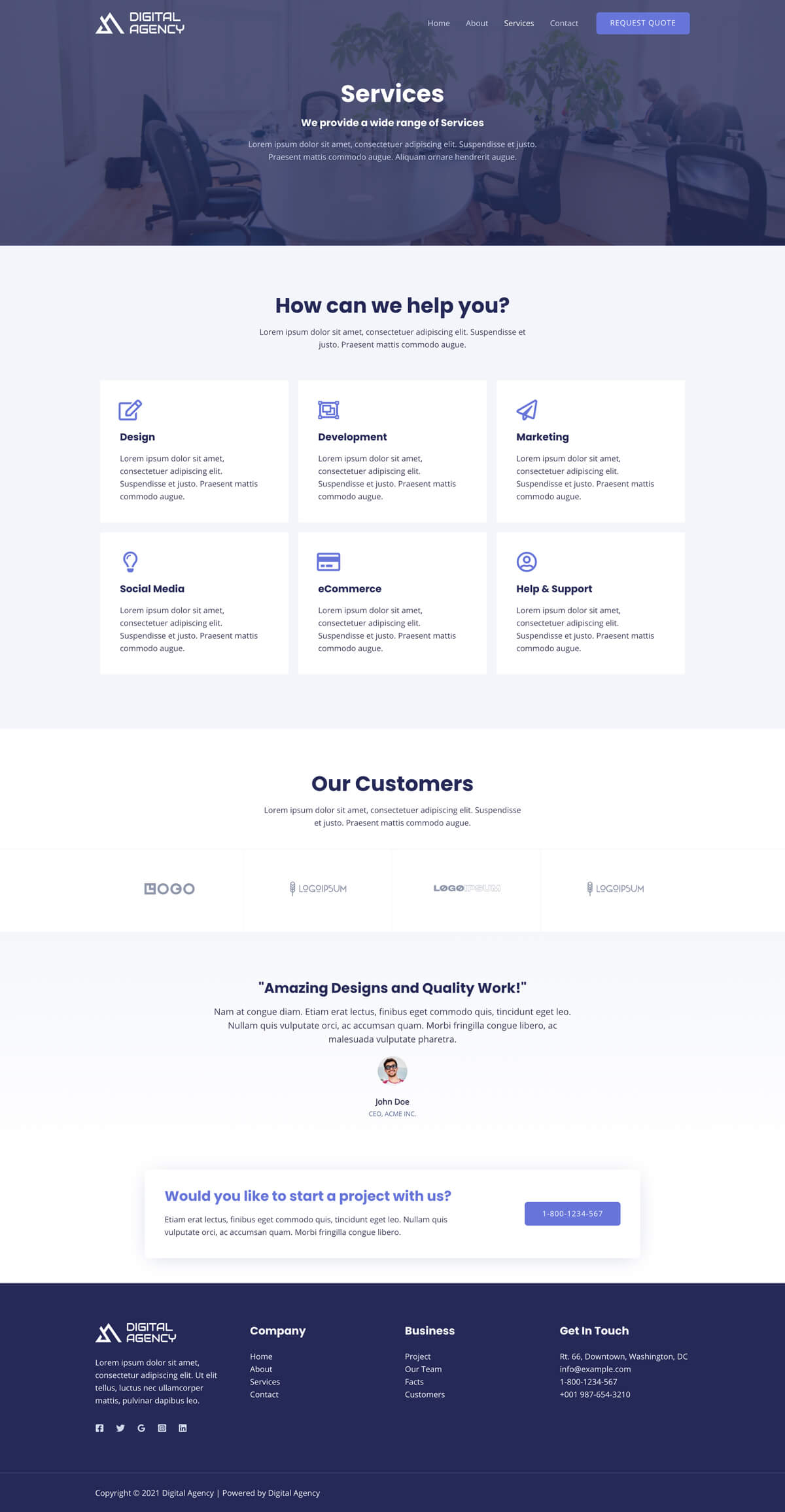 Digital Services Agency Services