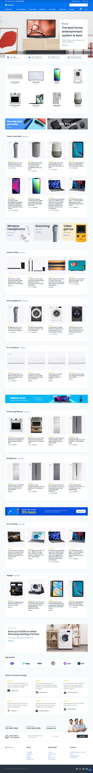 Electronic Store Home