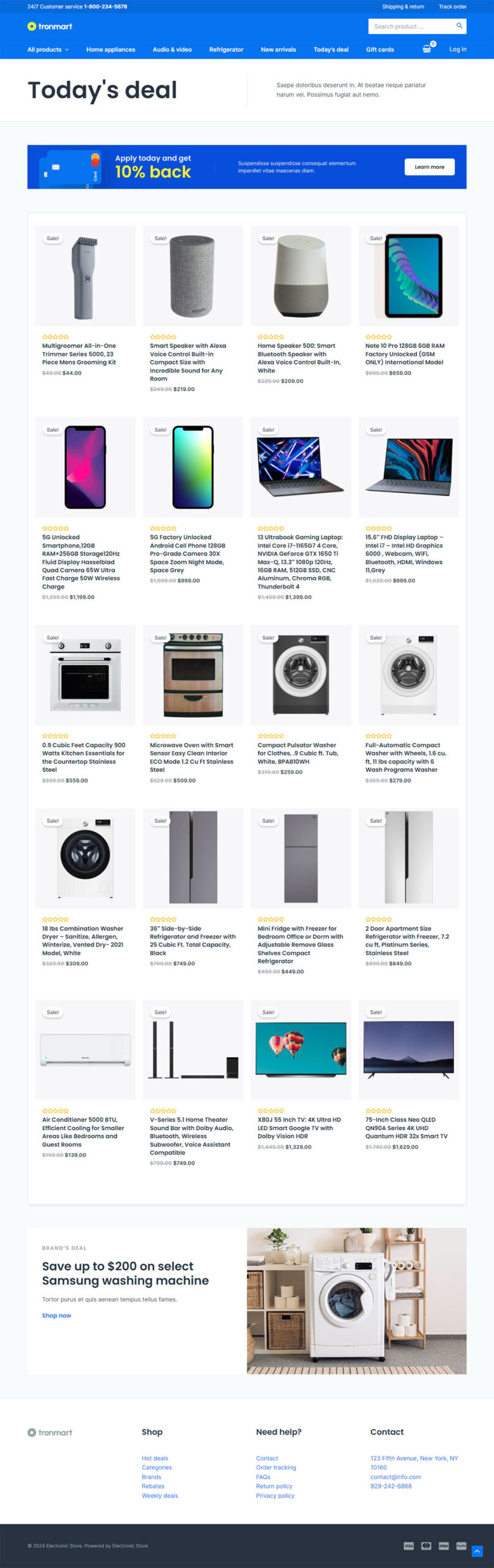 Electronic Store Todays Deal