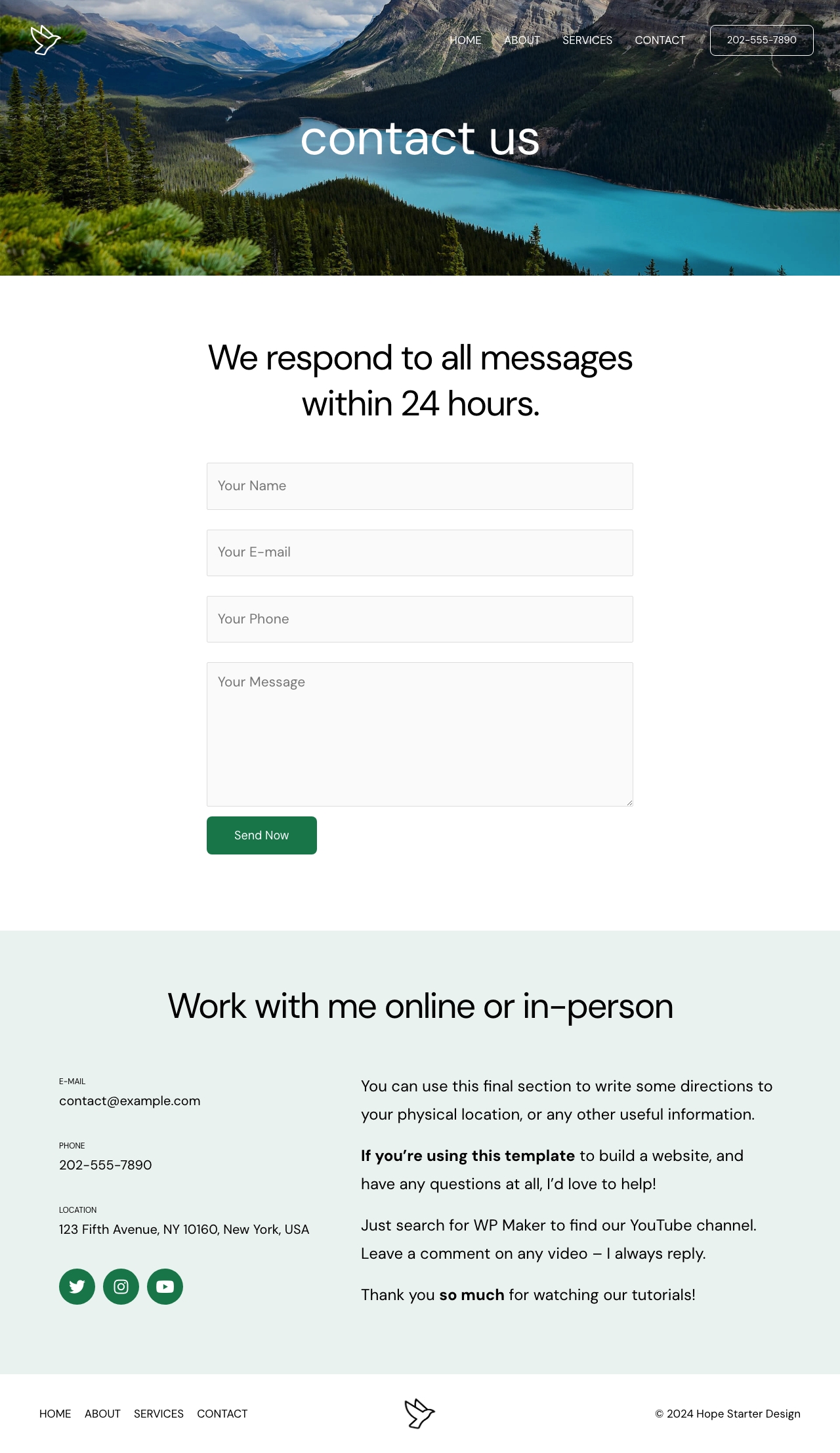 Hope Contact Us