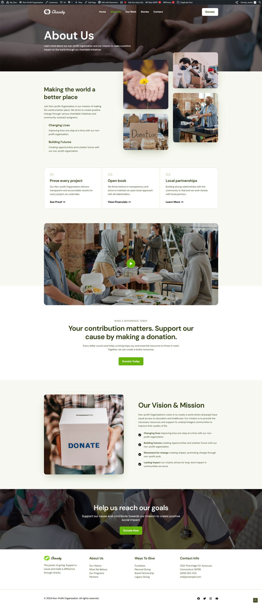 Non-Profit Organization About
