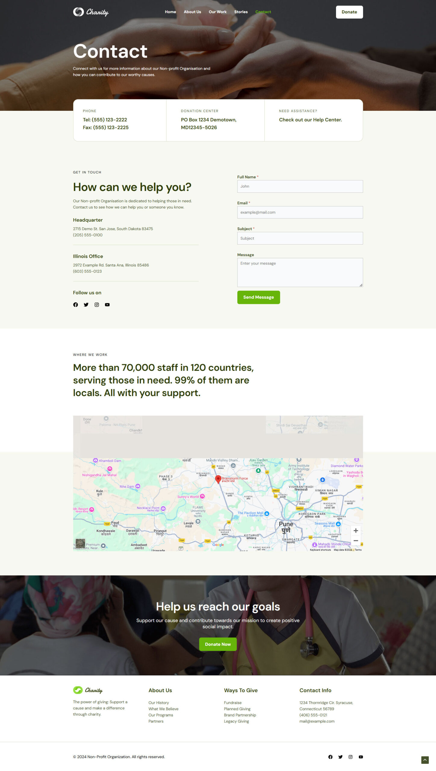 Non-Profit Organization Contact