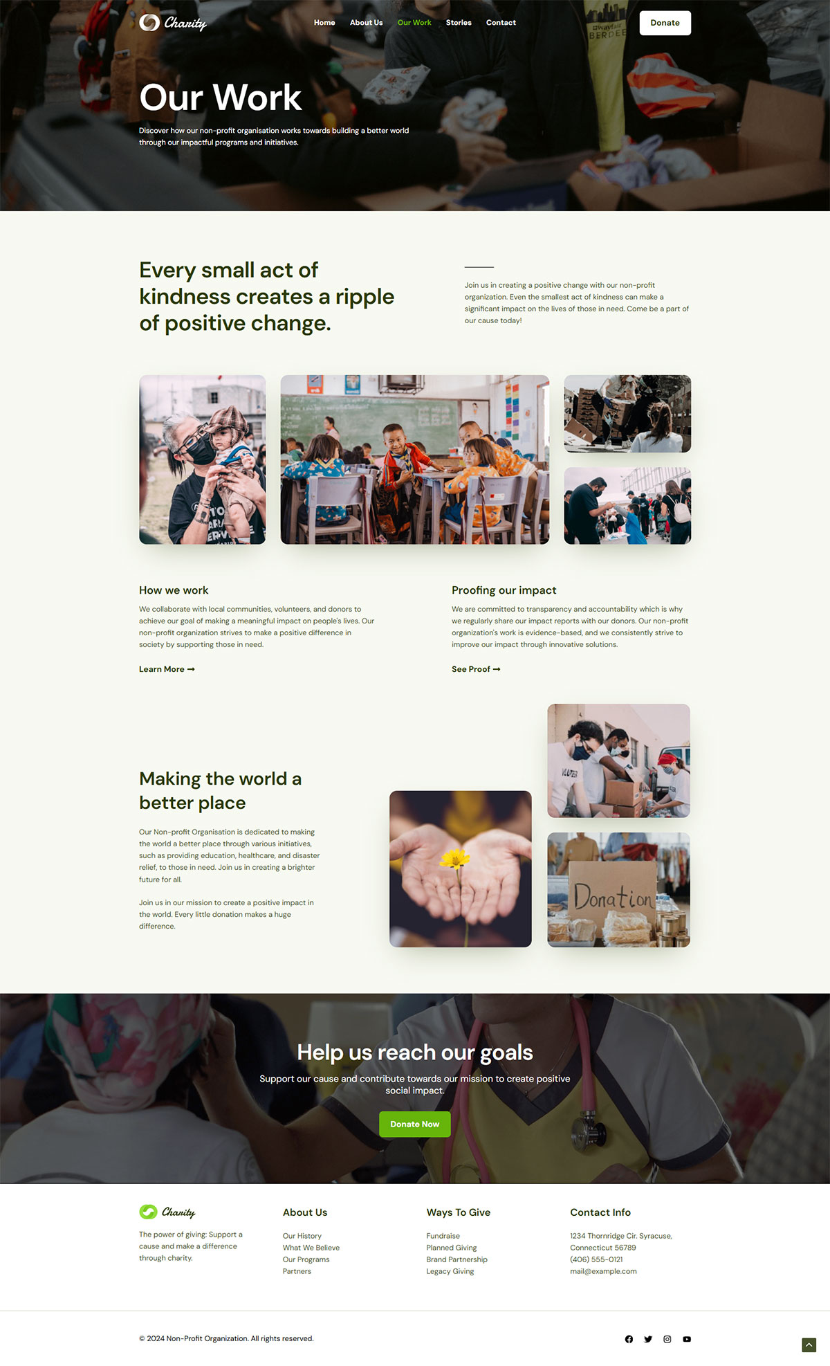 Non-Profit Organization Work