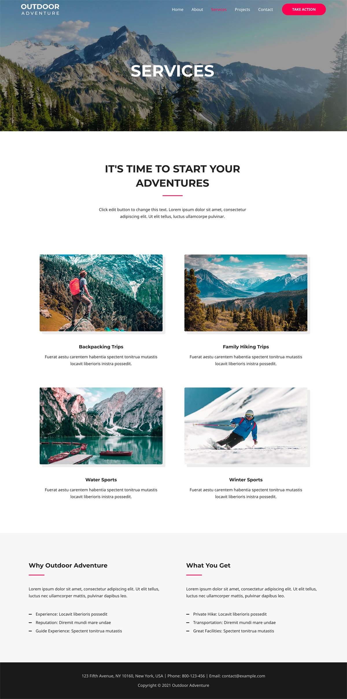 Outdoor Adventure Services