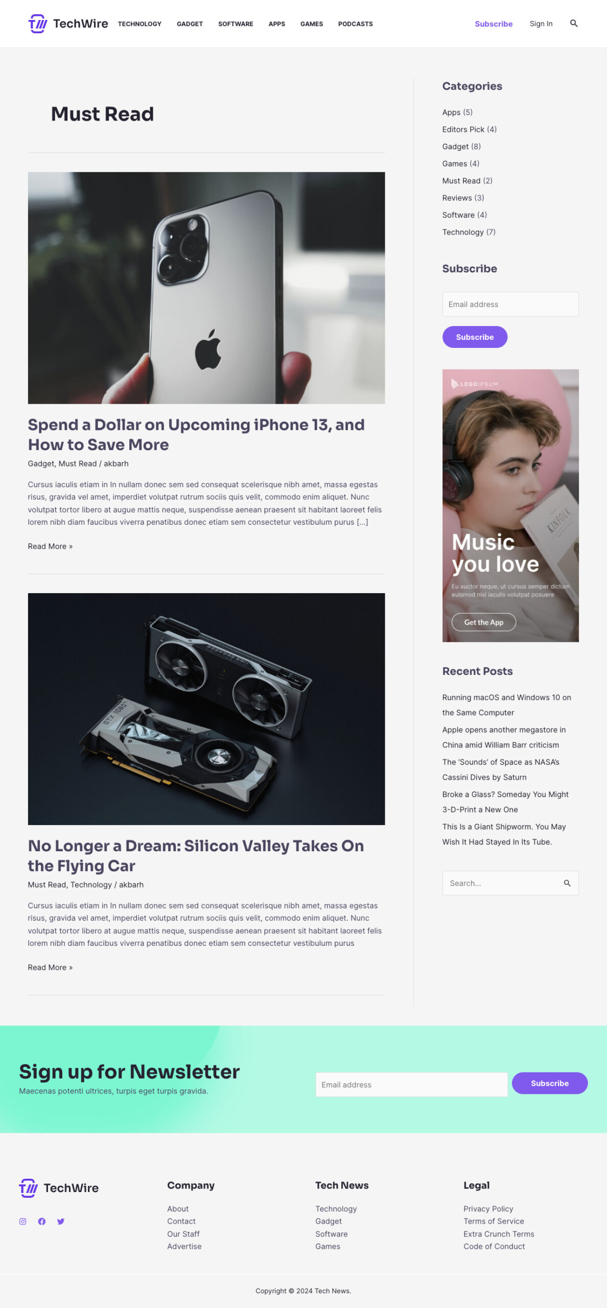 Tech News Category Must Read