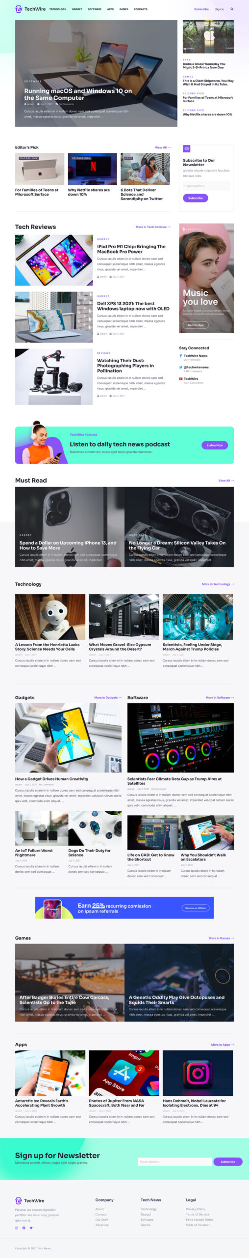 Tech News Home